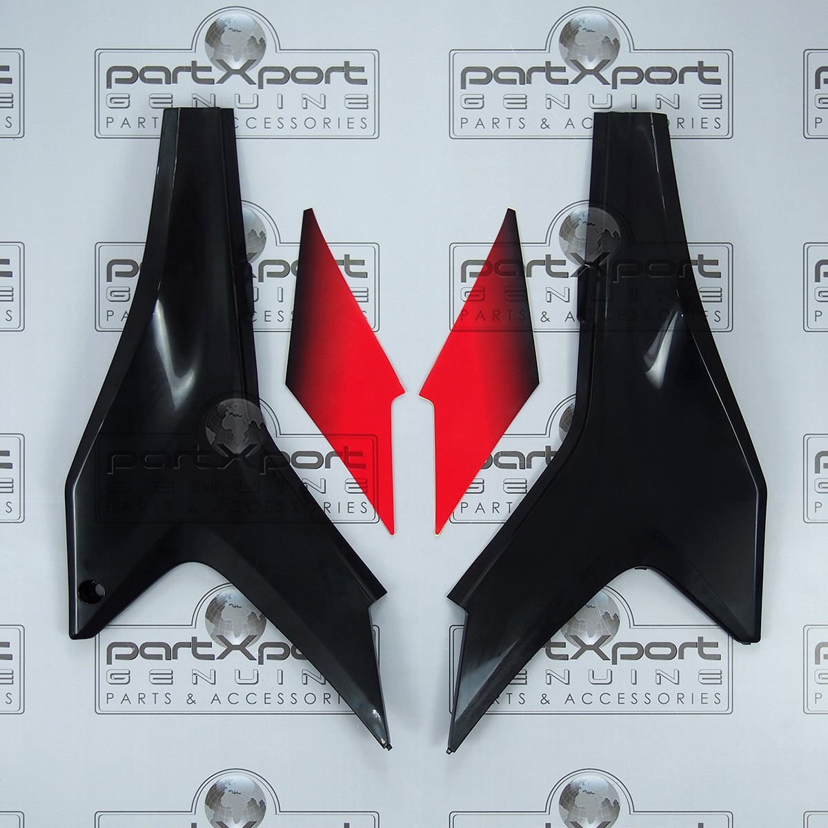 Honda Crf Crf250 Crf250m E Rear Side Fairing Pair Decals Black 12 17